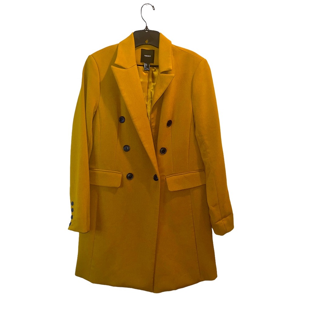 Forever 21 Double Breasted Coat
